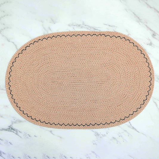 Pattern Table Oval Mats