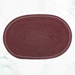 Pattern Table Oval Mats