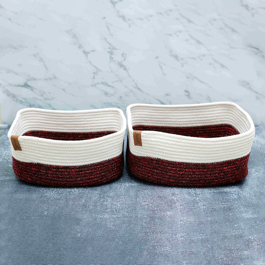 Rectangle Braid Basket