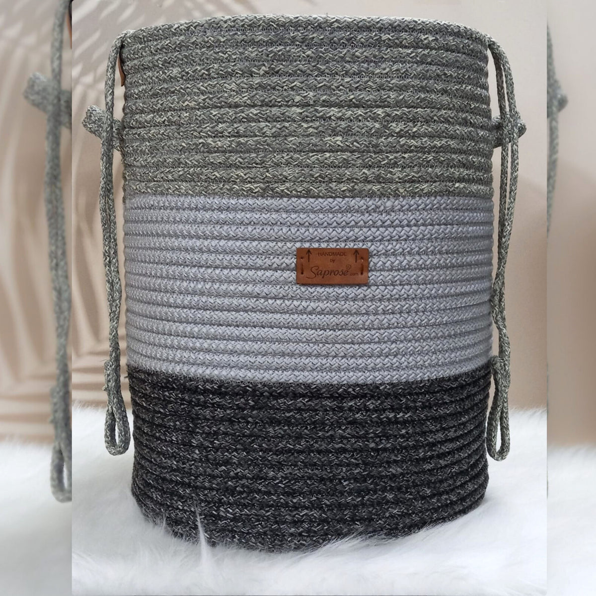 Eco weave high-quality laundry basket