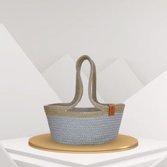 Caddy Temple Basket with handle, Pooja Basket also Use For Thakur Ji/Laddu Gopal Basket For Travelling