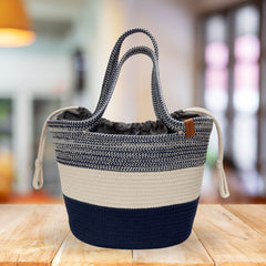 Tote Basket Tiffin Basket with Cover for Office, Picnic, Lunch Bag Tiffin Basket